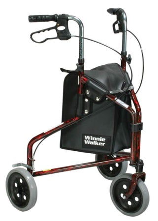 Rollator Winnie Lite Supreme/Go Lite Tan Plaid 3 Wheel Aluminum Rollator Winnie Lite Supreme/Go Lite Tan Plaid 3 Wheel Aluminum