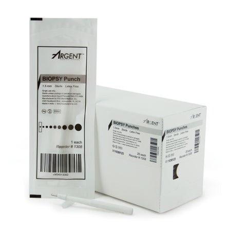 Biopsy Punch McKesson Argent® Dermal 1.5 mm Biopsy Punch McKesson Argent® Dermal 1.5 mm